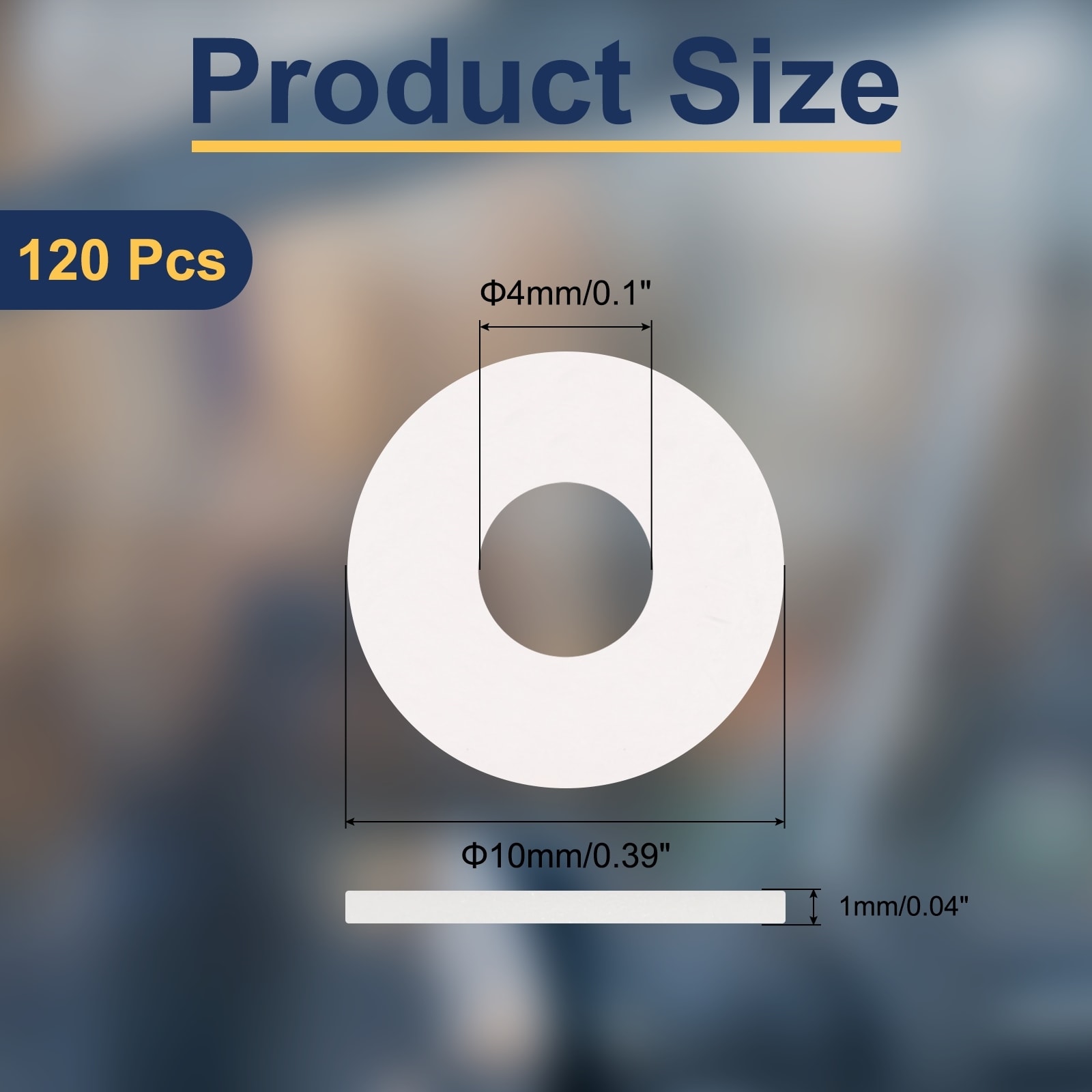 Plain Washer Grommets Plastic Sheet Gasket