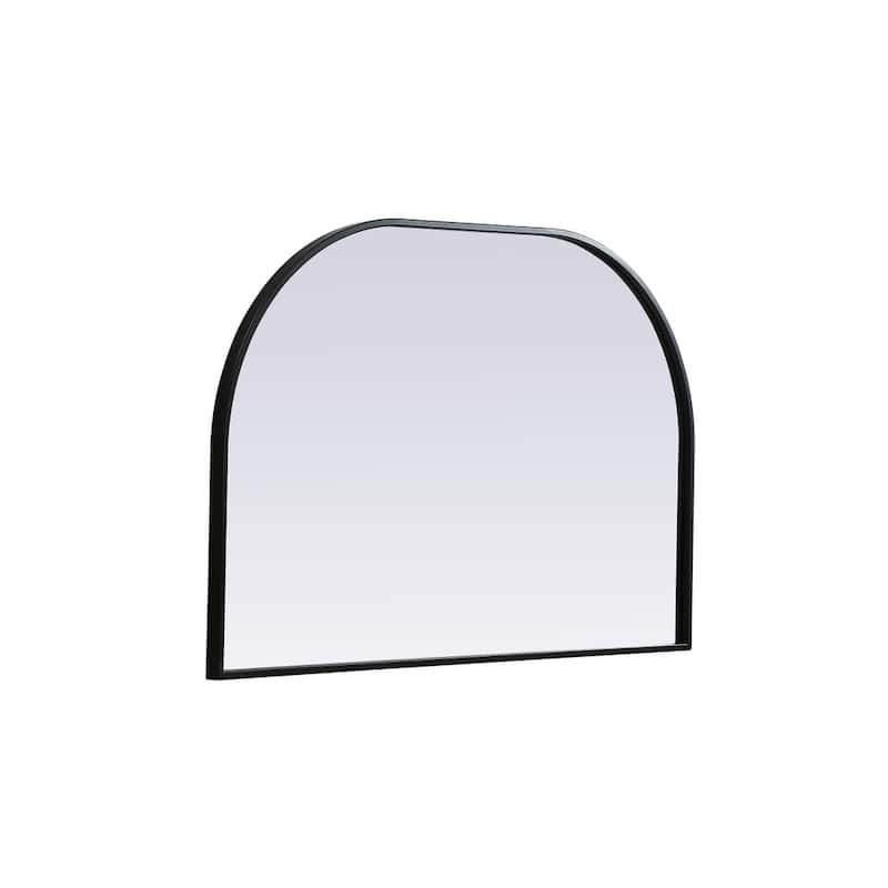 Indigo Home Metal Frame Arch Mirror 36x24 Inch