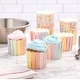 preview thumbnail 2 of 5, 50 Pack Pastel Rainbow Cupcake Liners Wrappers with Gold Foil, Muffin Paper Baking Cup