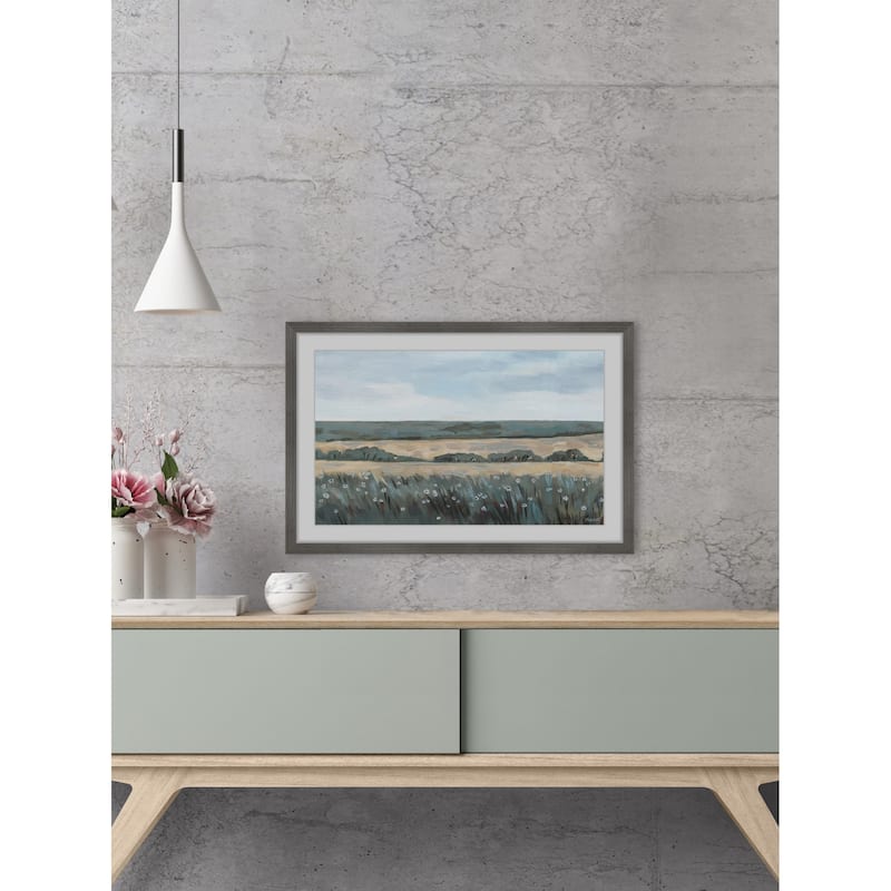 Walk in the Fields Framed Print
