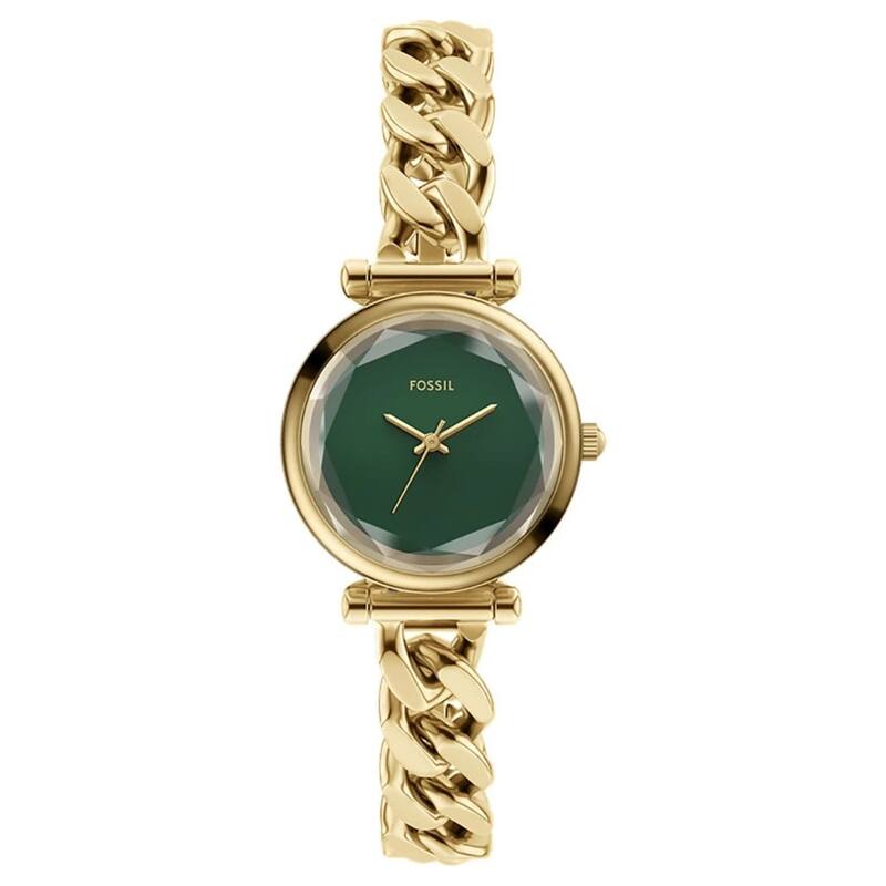 Fossil Women's Carlie Green Dial Watch - ES5441 - One Size