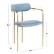 preview thumbnail 7 of 39, Silver Orchid Gregor Glam Velvet Chair (Set of 2) - N/A