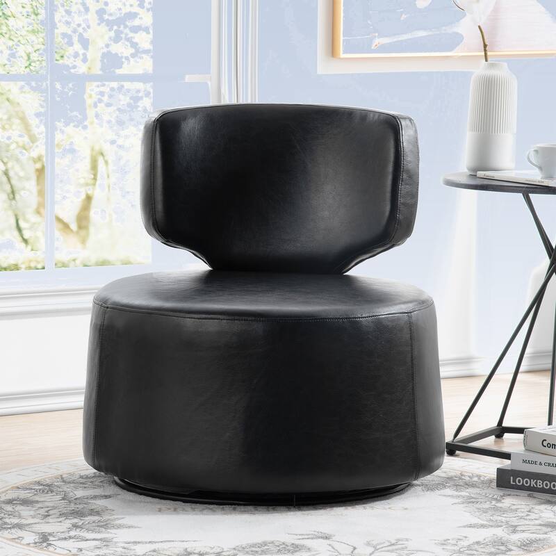 Modern Wide Swivel Chair For Living Room