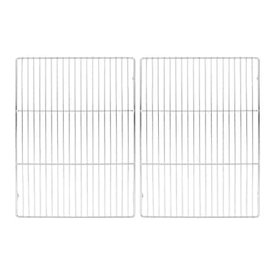 2-Pack Cooling Rack, Stainless Steel Baking Rack Silver
