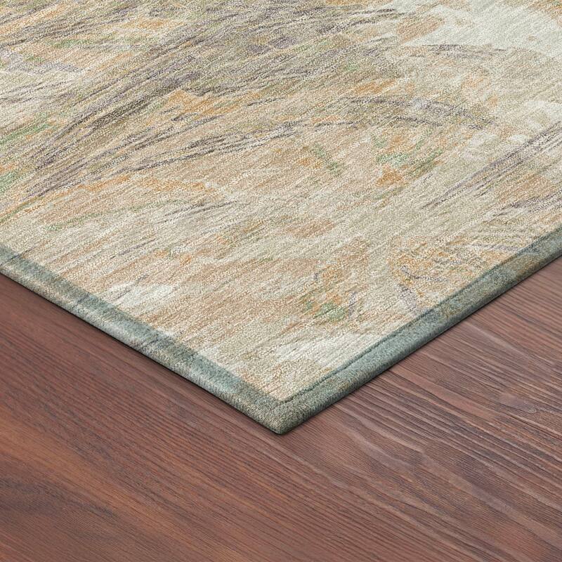 Machine Washable Indoor/ Outdoor Casual Amy Chantille Rug