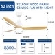 preview thumbnail 7 of 58, YUHAO 56 inch 6 Speed Quiet DC Motor Indoor Matte White Ceiling Fans with Lights and Remote Control