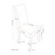 preview thumbnail 12 of 111, WYNDENHALL Normandy Transitional Parson Dining Chair (Set of 2) - 18.1"w x 18.5" d x 39.4" h