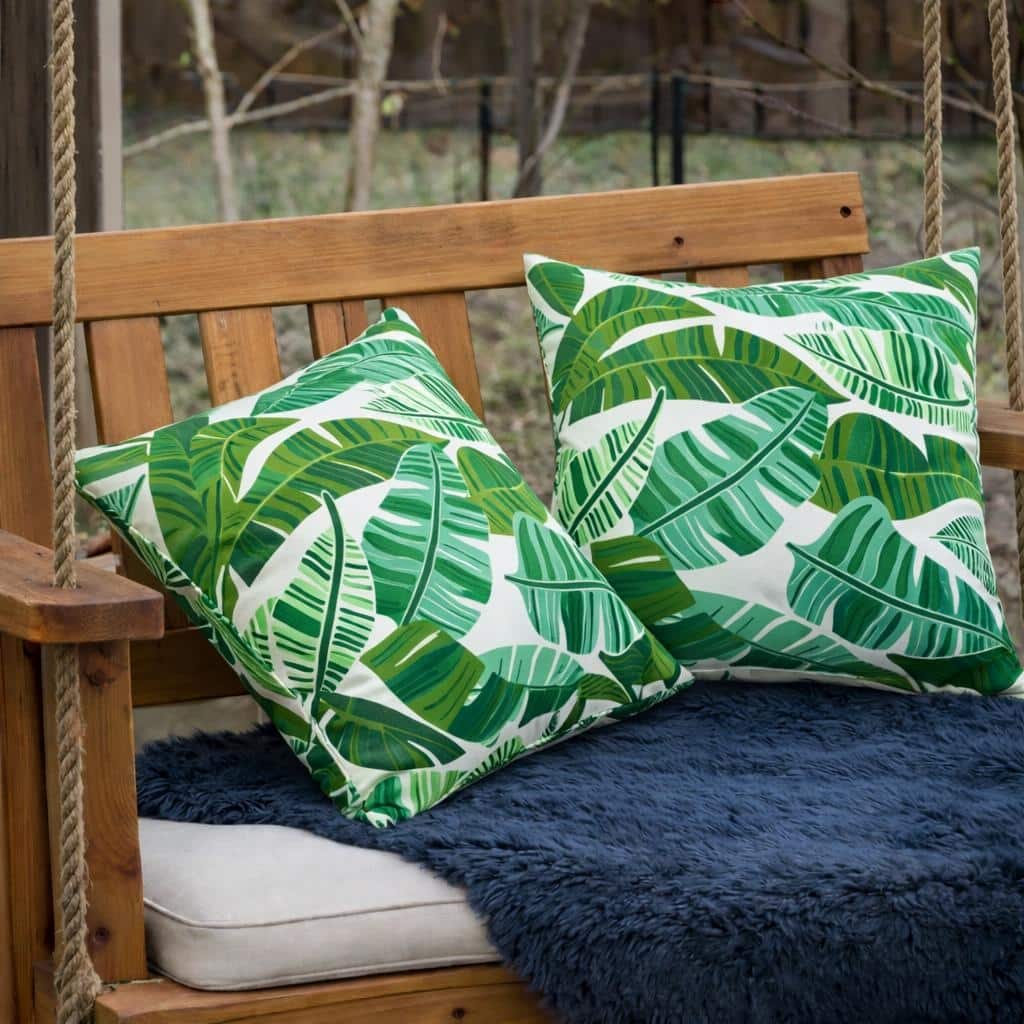 2Pack Outdoor Throw Pillows,Waterproof & Fade-Resistant Patio Cushions-Soft & Comfortable Decorative Pillow Covers
