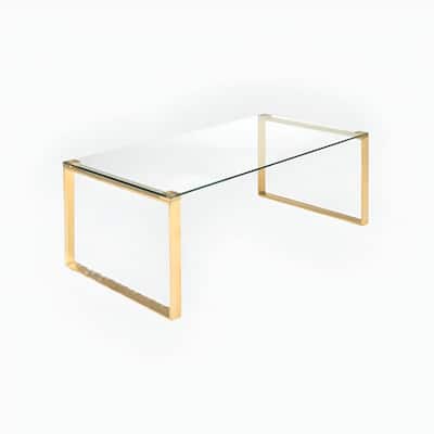 Gen Condo Glass Large Coffee Table Sleek Design