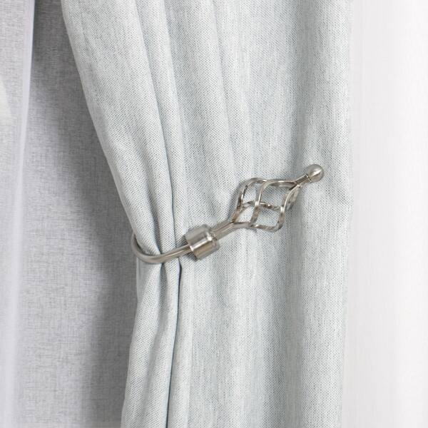 Shop 2pcs Curtain Tieback Hooks U Style Metal Tie Hold Backs