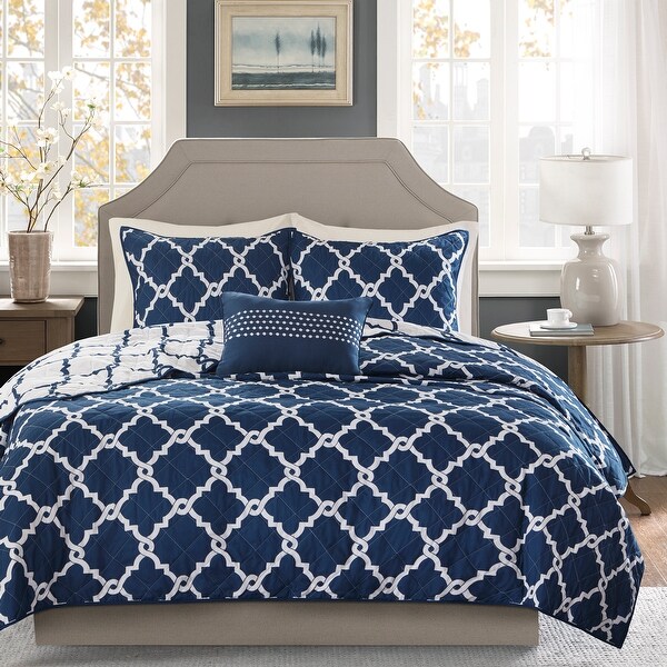navy coverlet queen