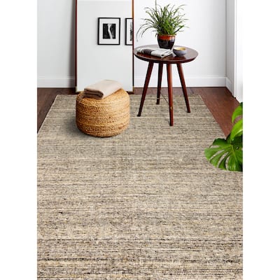 Bashian Novak Taupe Contemporary Area Rug