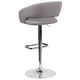 preview thumbnail 40 of 98, Chrome Upholstered Height-adjustable Rounded Mid-back Barstool