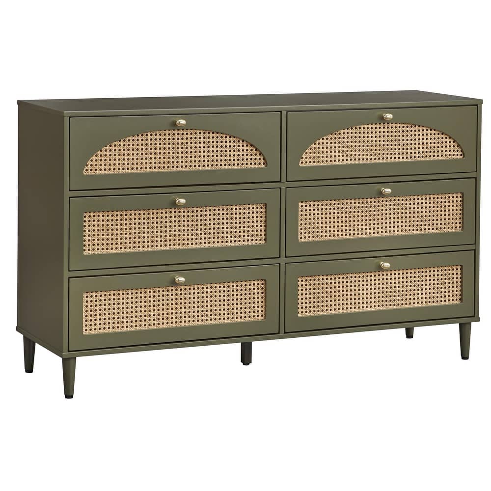 overstock mid century modern dresser Spruce & Spring Mid-century Modern Fluted Fully Assembled Dresser