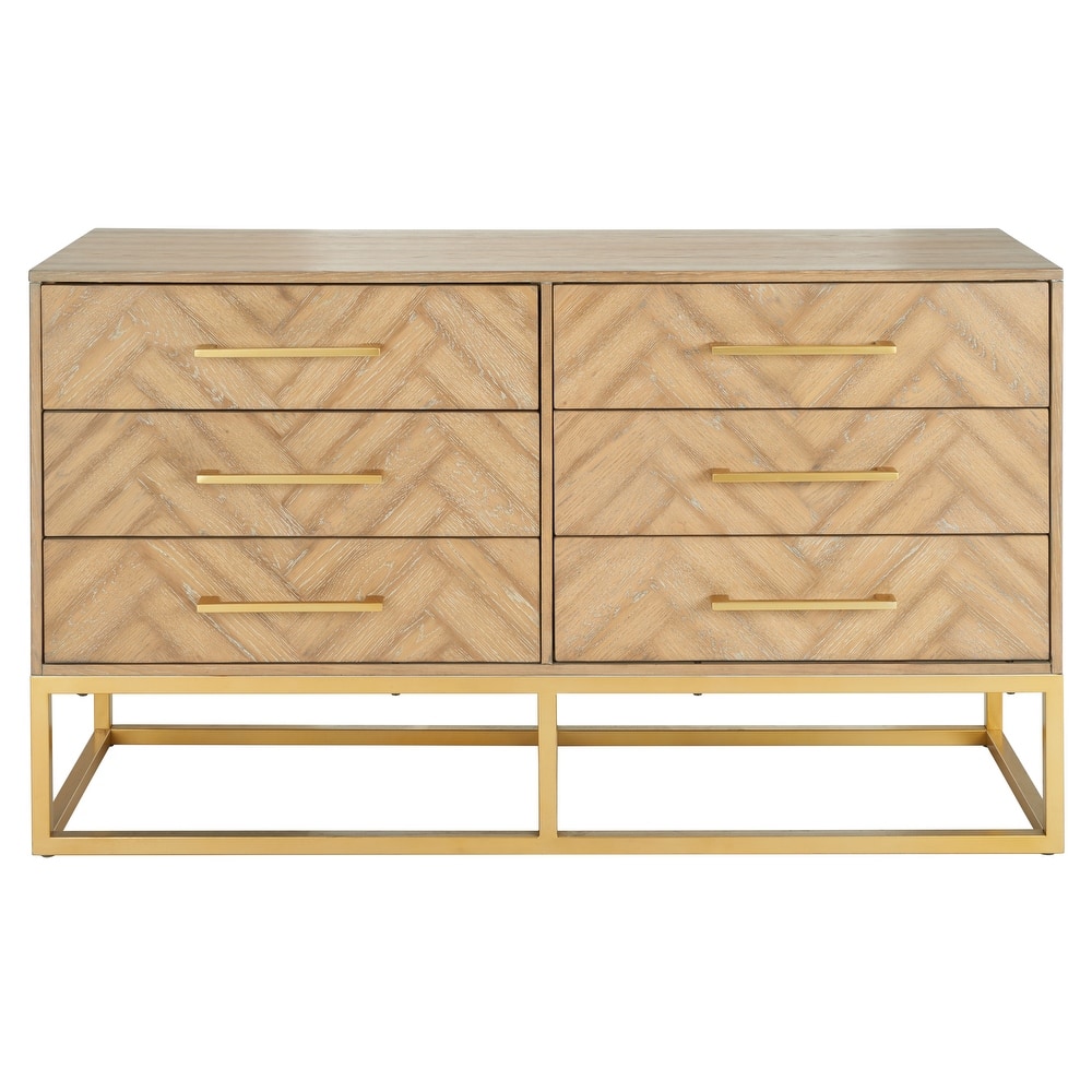 SAFAVIEH Couture Sherilynne 6-Drawer Dresser.