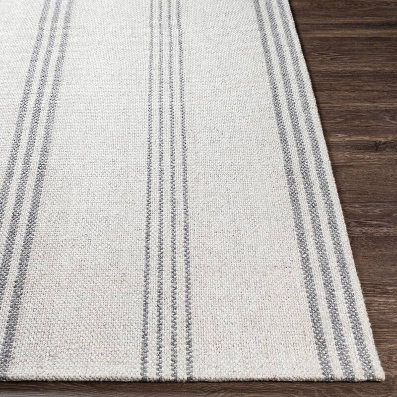 Livabliss Jayia Handmade Cottage Striped Wool & Viscose Area Rug