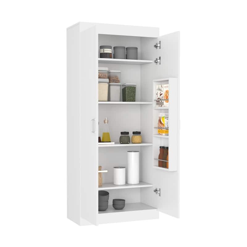 Pantry Cabinet for Kitchen, Dining Room,Living Room, White