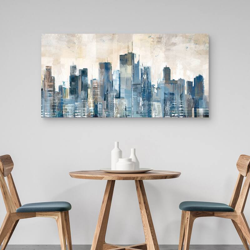 Urban Blues by Studio Arts Canvas Art Print