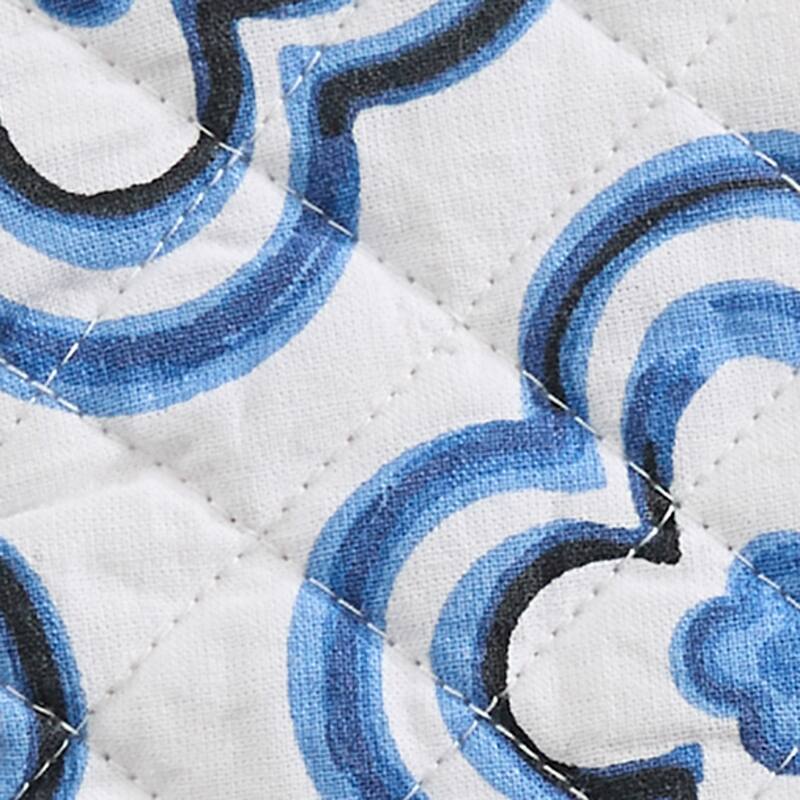 Patricia Heaton Home Blue Geo Oven Mitt - 12 x 6 x 0.5