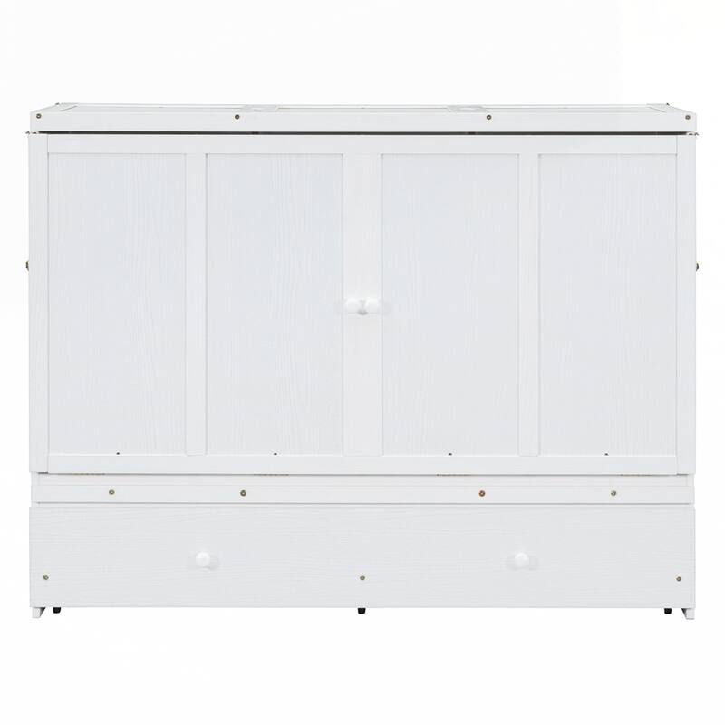 Murphy Bed with USB Port and a Large Drawer