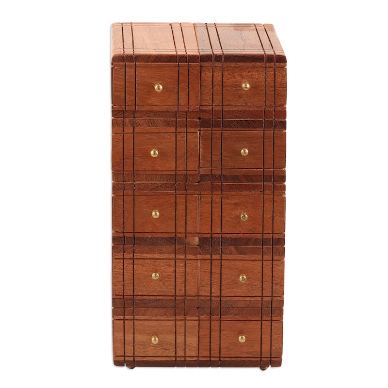 Novica Handmade Timeless Glory Wood Chest