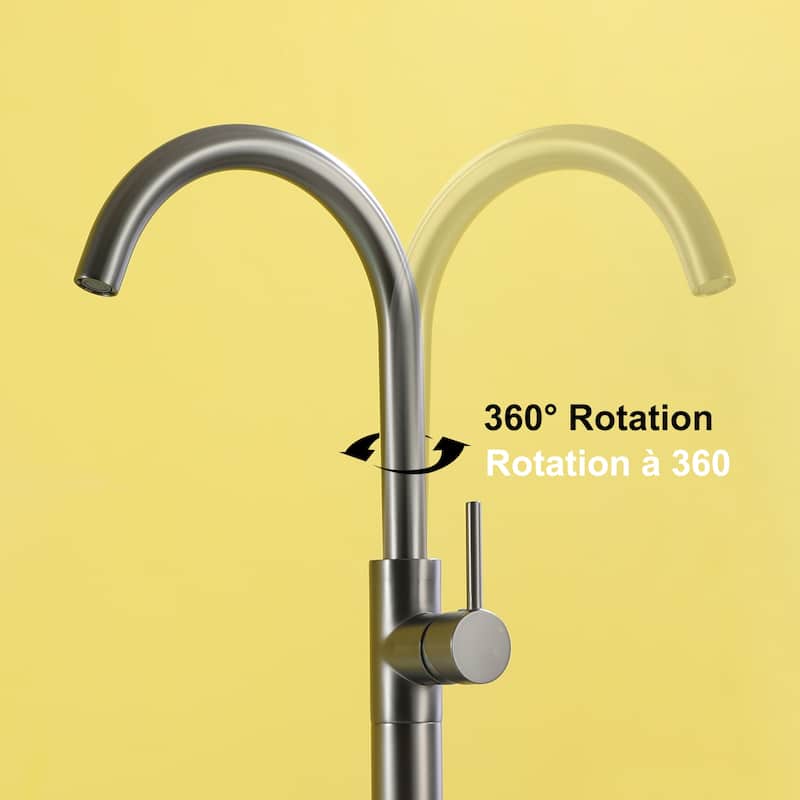 Freestanding Floor Mount Bath Tub Filler