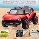 preview thumbnail 13 of 26, 12V Licensed Volkswagen Beetle Ride-On Car for Kids with Remote Control, Battery Powered Electric Vehicle Toy
