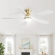preview thumbnail 4 of 67, 52"/66" Inch Ceiling Fan with Light,APP and Remote Control, Low Profile,Smart Optional