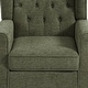 preview thumbnail 36 of 76, Button-Tufted Accent Chair Wingback Armchair - 38"H