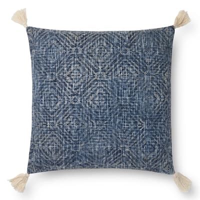 Alexander Home Distressed Tribal Diamond Tassel Pillow