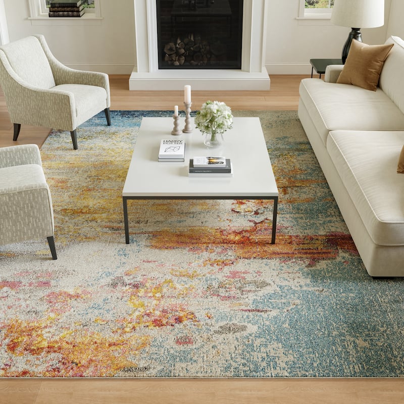 Nourison Modern Abstract Sublime Area Rug