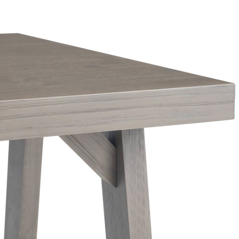 WYNDENHALL Hawkins Solid Wood 22-inch Square Retro Modern Side Table - 22 W x 22 D x 20 H