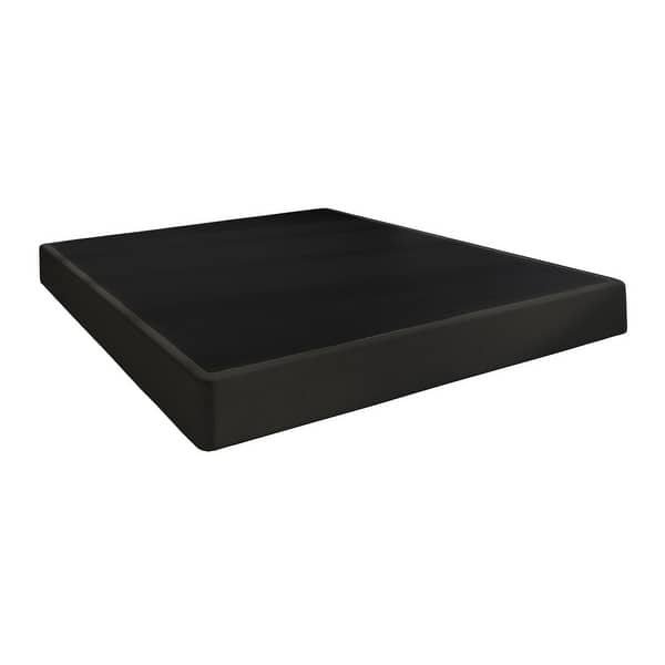 slide 2 of 17, CraftPorch 5-Inch Metal Box Spring with Black Linen Cover Full