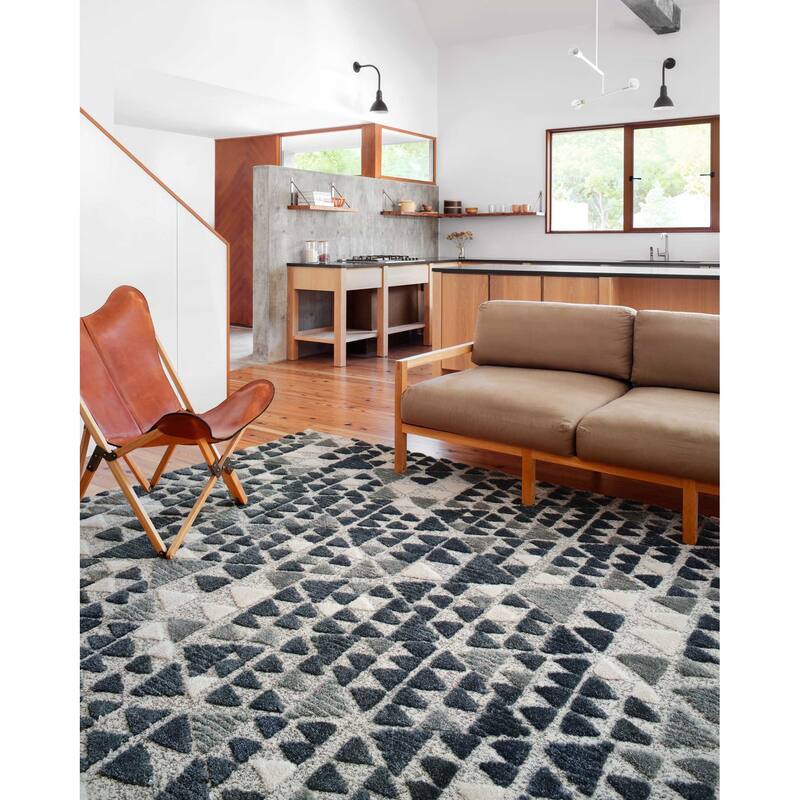Alexander Home Vail Mid-century Modern Geometric Diamonds Area Rug