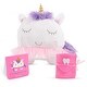 preview thumbnail 1 of 4, 3-Piece Pillow Tooth Fairy Unicorn for Girls Gifts Kit, Includes Pillow with Pocket, Notepad & Keepsake Photo Pouch - Multi