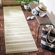 preview thumbnail 64 of 193, SAFAVIEH Courtyard Charmaine Indoor/ Outdoor Waterproof Area Rug 2'3" x 10' Runner - Beige/Sweet Pea