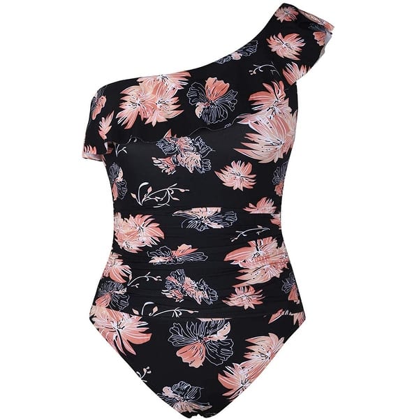 Shop Hilor Women S One Piece Swimsuits One Shoulder Swimwear
