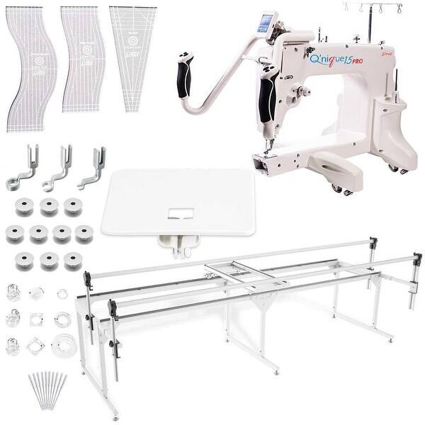 Grace Q'nique 15 Pro Quilting Machine with QZone Queen Frame with