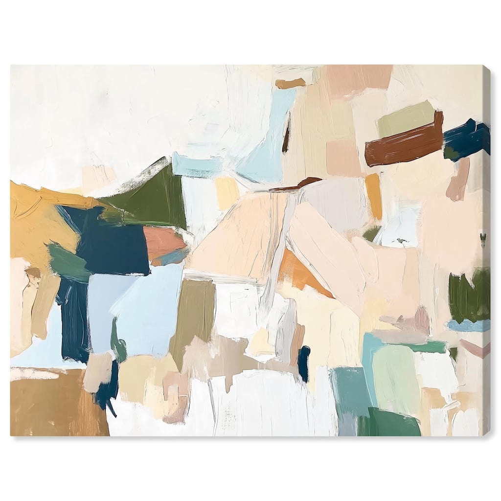 Pastel Mixture Canvas by Art Remedy, Gallery Wrapped