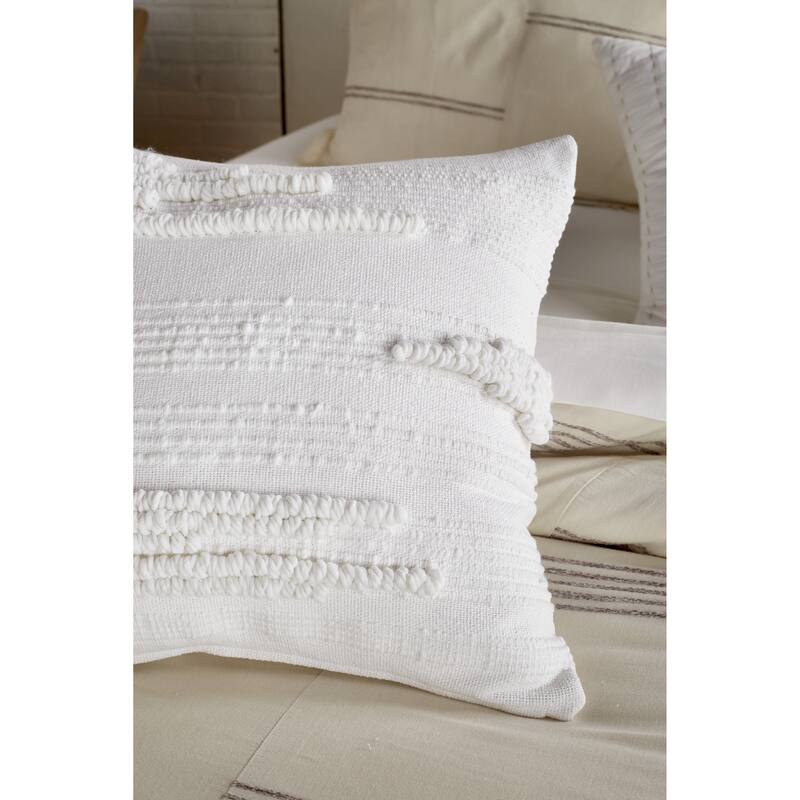 DKNY Textured Stripe Decorative Pillow