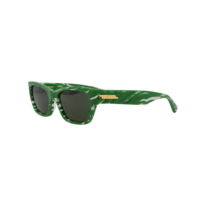 Bottega Veneta Square-Frame Acetate Sunglasses - Green Green Green - NS