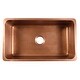 preview thumbnail 3 of 2, Rivera Copper 31.25" Single Bowl Undermount Kitchen Sink