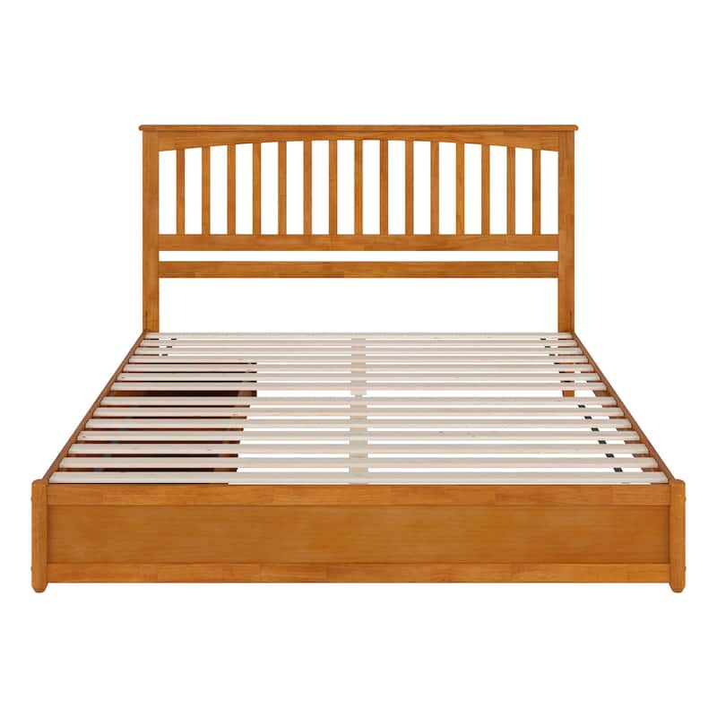 Everett Platform Bed with Panel Footboard and Storage Drawers