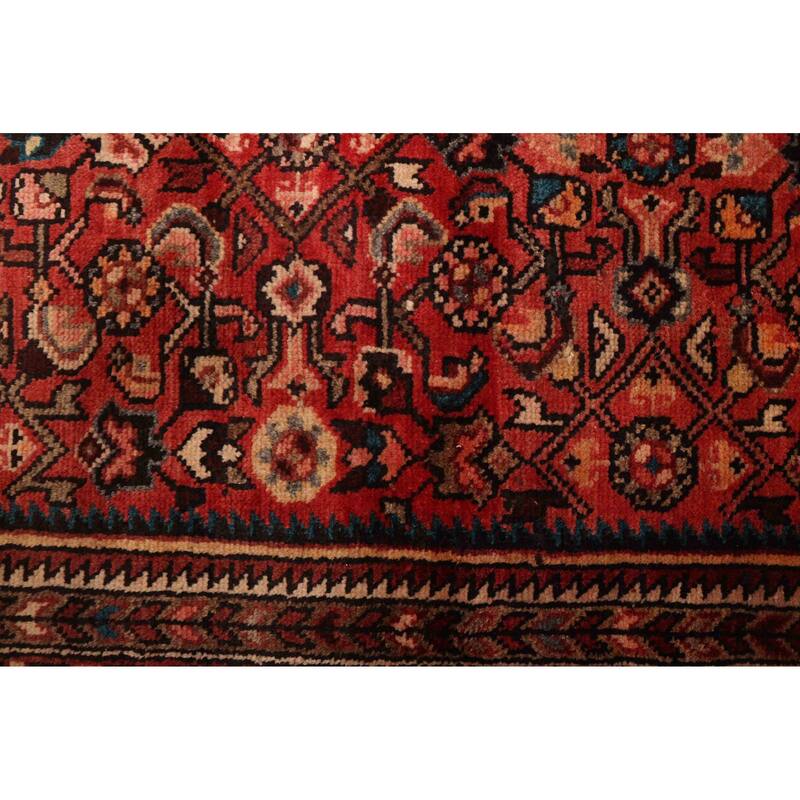ECARPETGALLERY Hand-knotted Andelz Red Wool Rug - 5'4 x 10'8