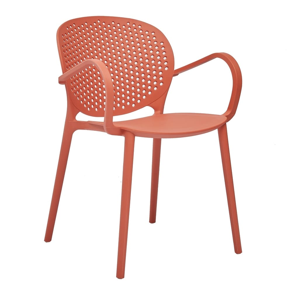 Midcentury Polypropylene Arm Chair, Set of 4