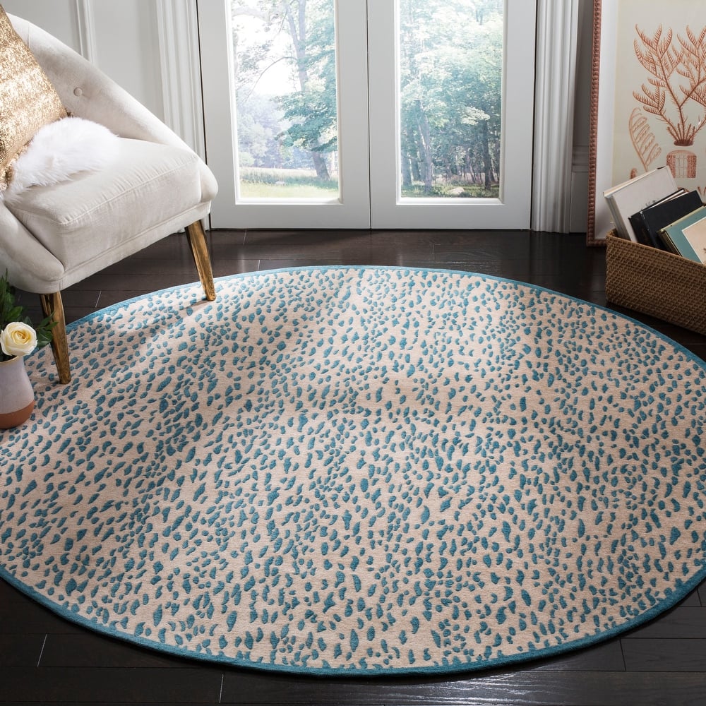 SAFAVIEH Handmade Marbella Goril Modern Polyester Rug