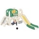 preview thumbnail 11 of 30, Kids Slide Playset Structure, Freestanding Castle Climbing Playhouse