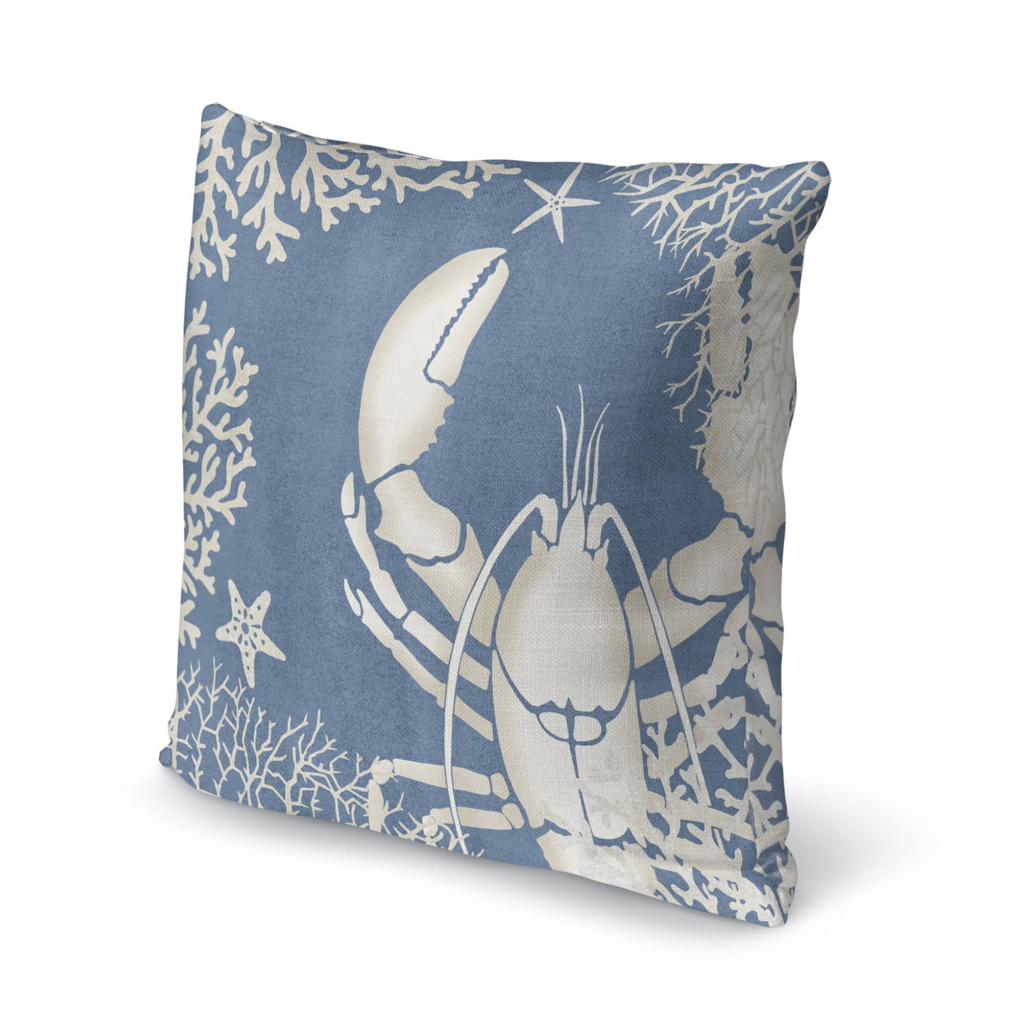 I LOVE LOBSTER LIGHT BLUE Accent Pillow by Kavka Designs Bed Bath