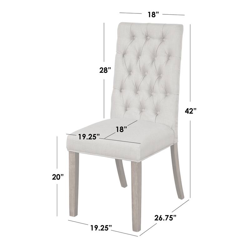 LIfestorey Maxine Parsons Dining Chairs (Set of 2)