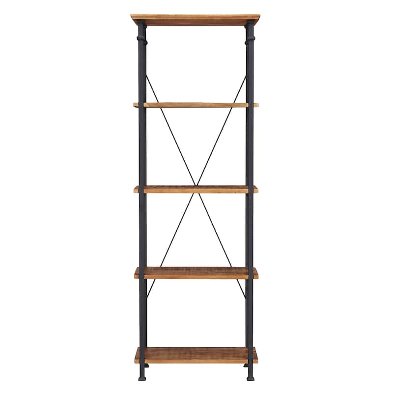 Myra Industrial Rustic 3-piece Desk Bookcase Set by iNSPIRE Q Classic